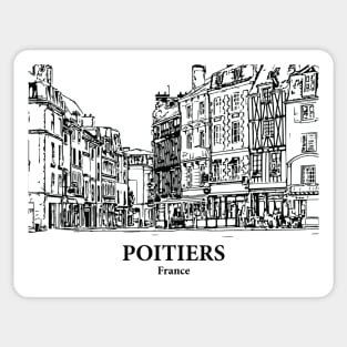 Poitiers - France Sticker